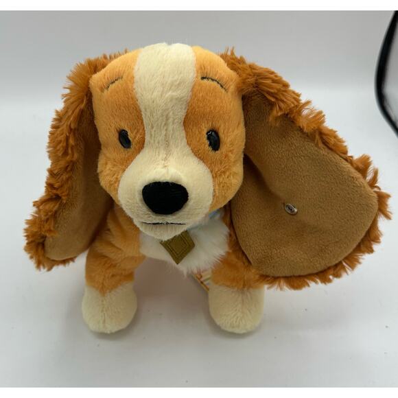 Disney Steiff Soft Cuddly Friends Orginal Lady and The Tramp 9" Plush New